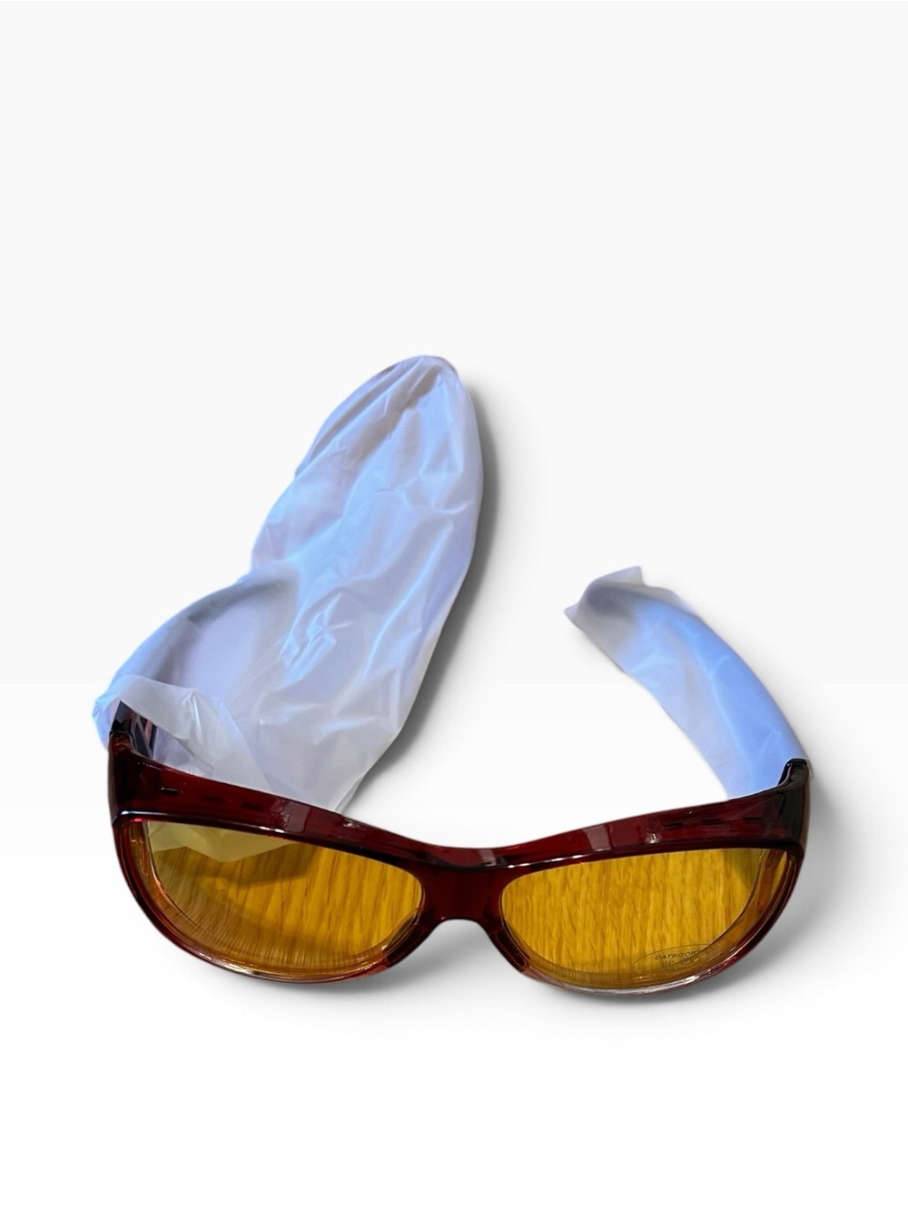 DUCO wine red Wraparound Fitover Polarized Sunglasses night vision